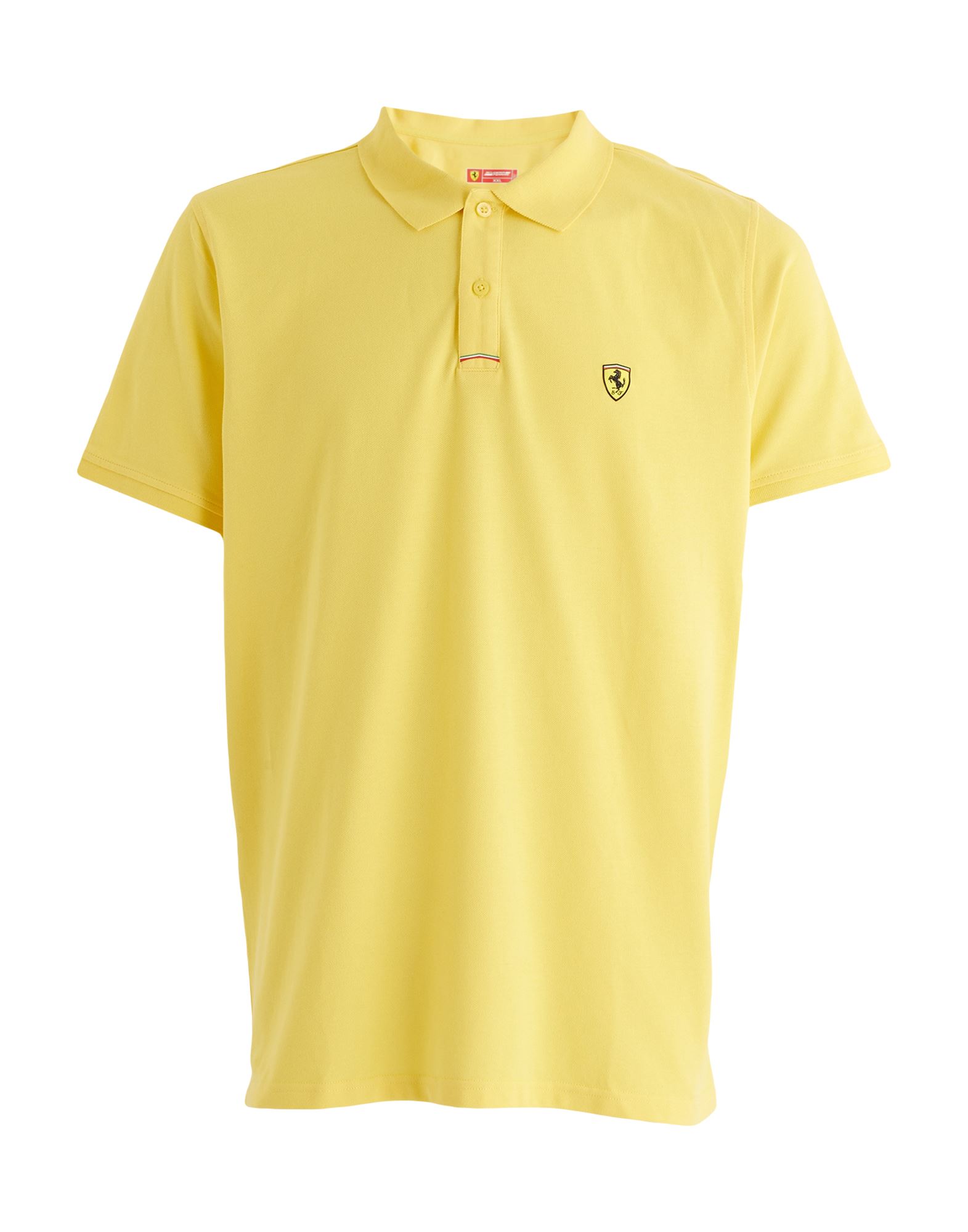 Scuderia Ferrari Polo Shirts In Yellow
