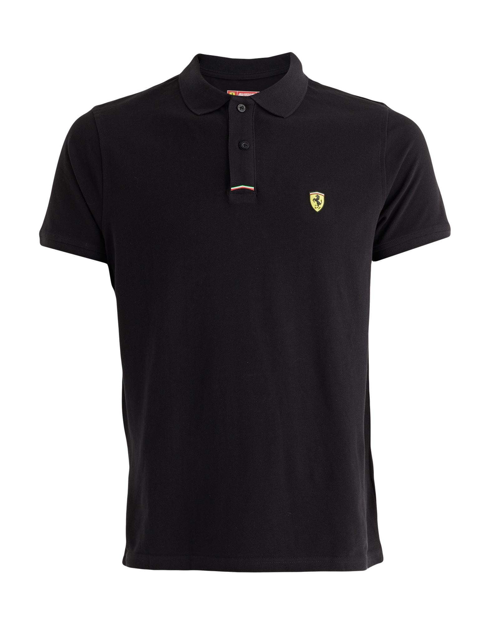 Scuderia Ferrari Polo Shirts In Black