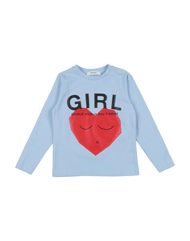 Vicolo Babies'  Toddler Girl T-shirt Light Blue Size 6 Cotton, Elastane