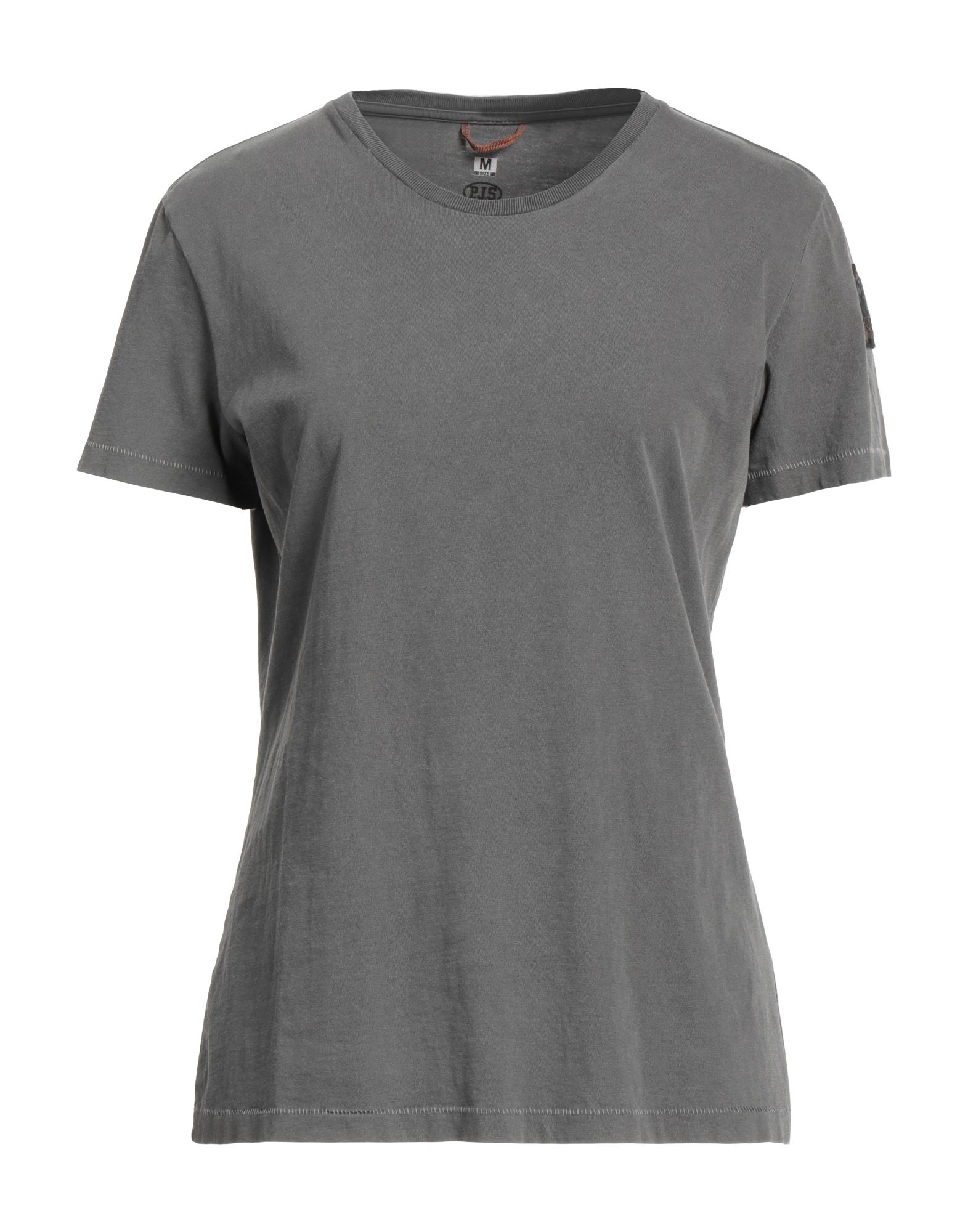 Parajumpers Woman T-shirt Steel Grey Size Xl Cotton
