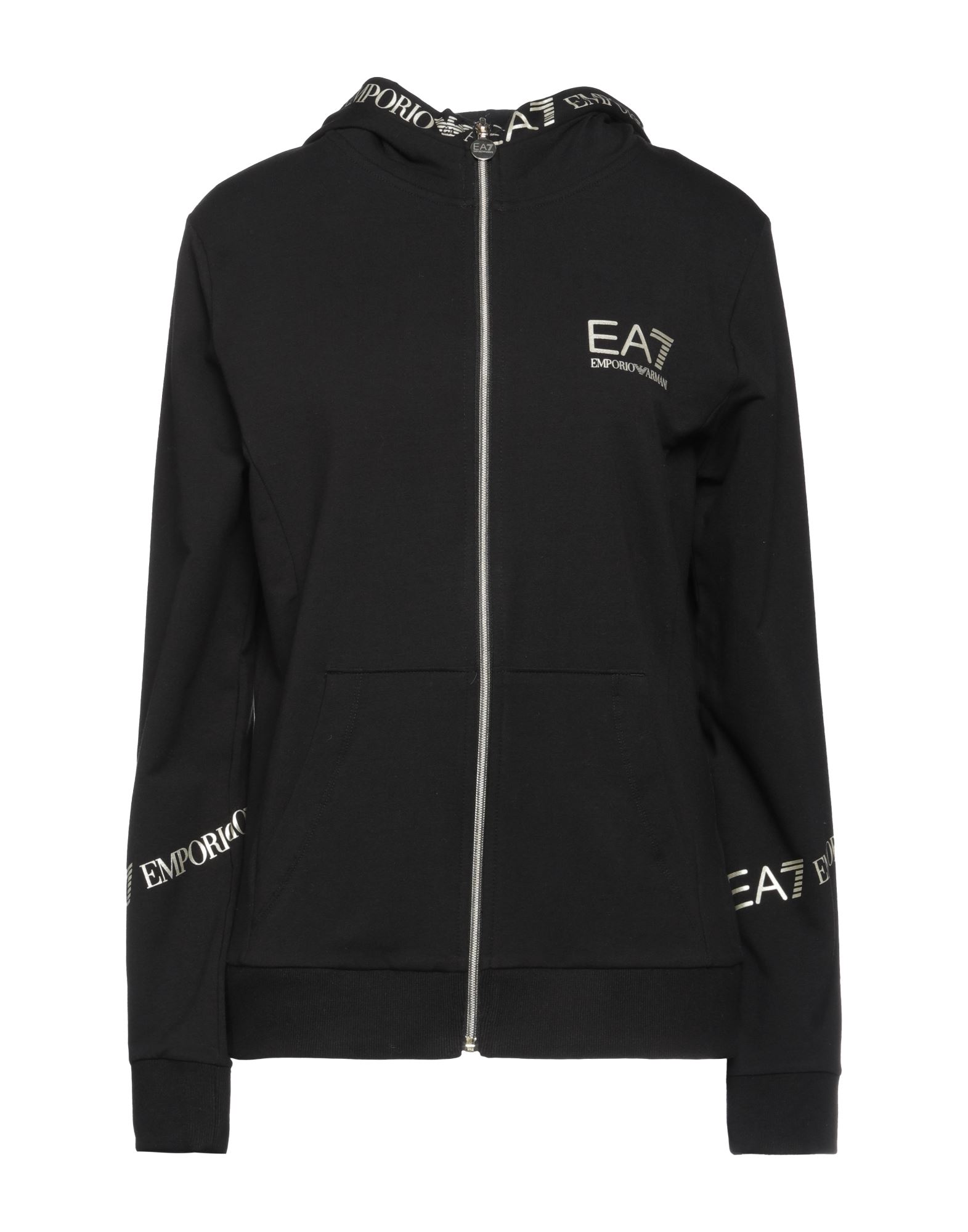 Ea7 Sweatshirts In Black