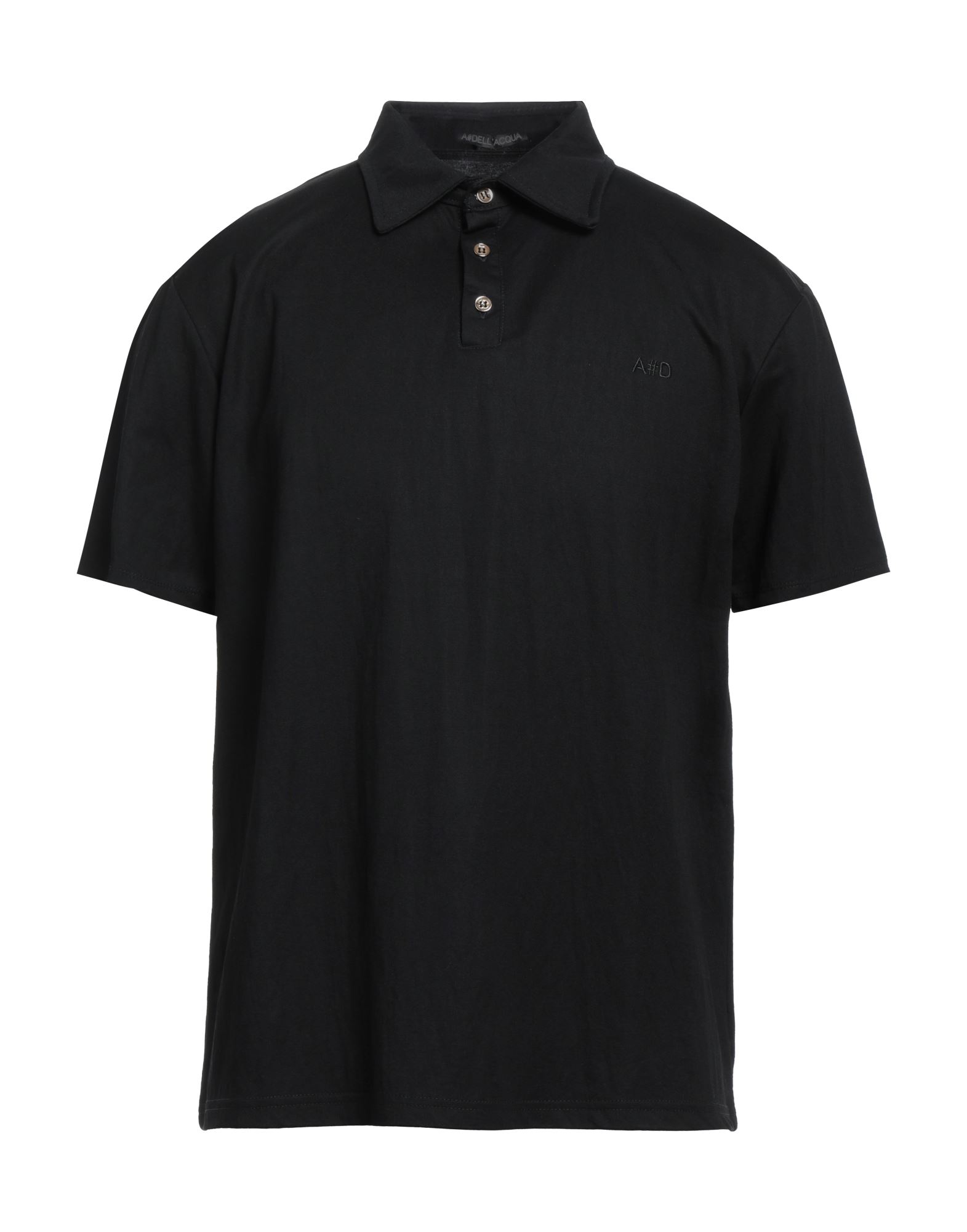 Alessandro Dell'acqua Polo Shirts In Black