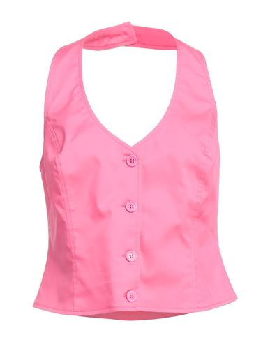 Hanita Woman Top Fuchsia Size Xs Cotton, Nylon, Elastane In Pink