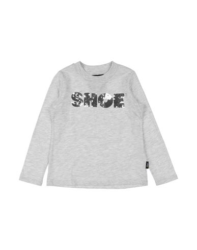Shoe® Babies' Shoe Toddler Girl T-shirt Grey Size 4 Cotton, Polyester