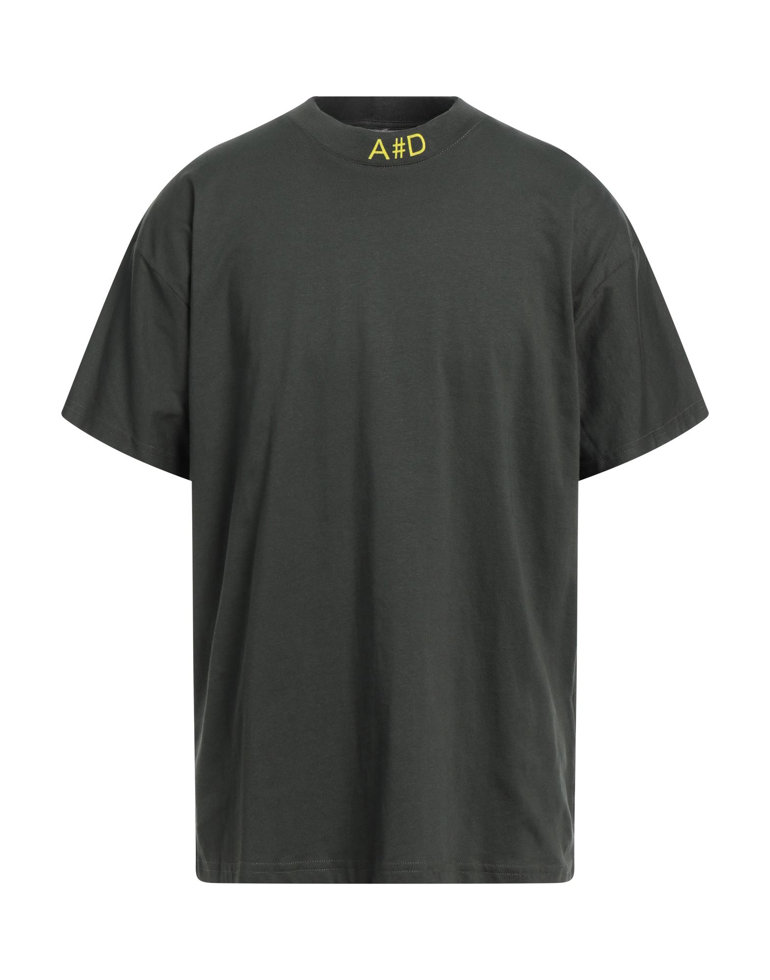 Alessandro Dell'acqua Man T-shirt Dark Green Size Xl Cotton
