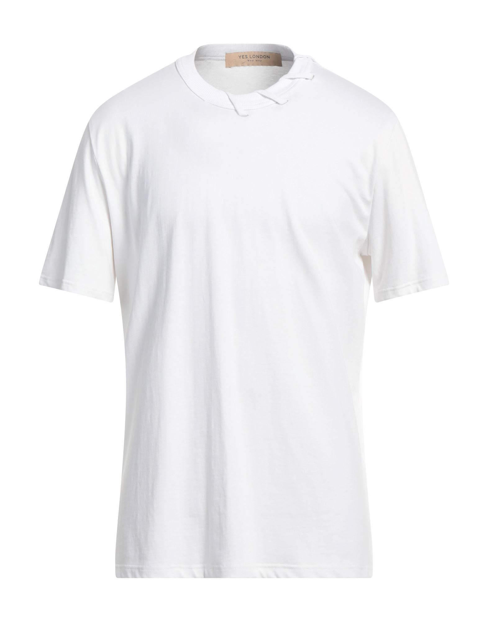 Shop Yes London Man T-shirt White Size Xxl Cotton