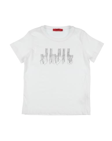 Jijil Jolie Babies'  Toddler Girl T-shirt White Size 4 Cotton