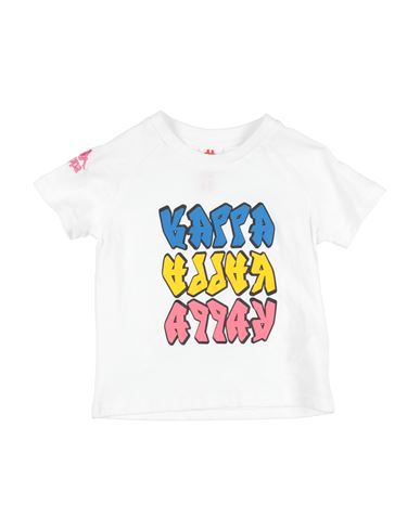 Kappa Babies'  Toddler Girl T-shirt White Size 3 Cotton