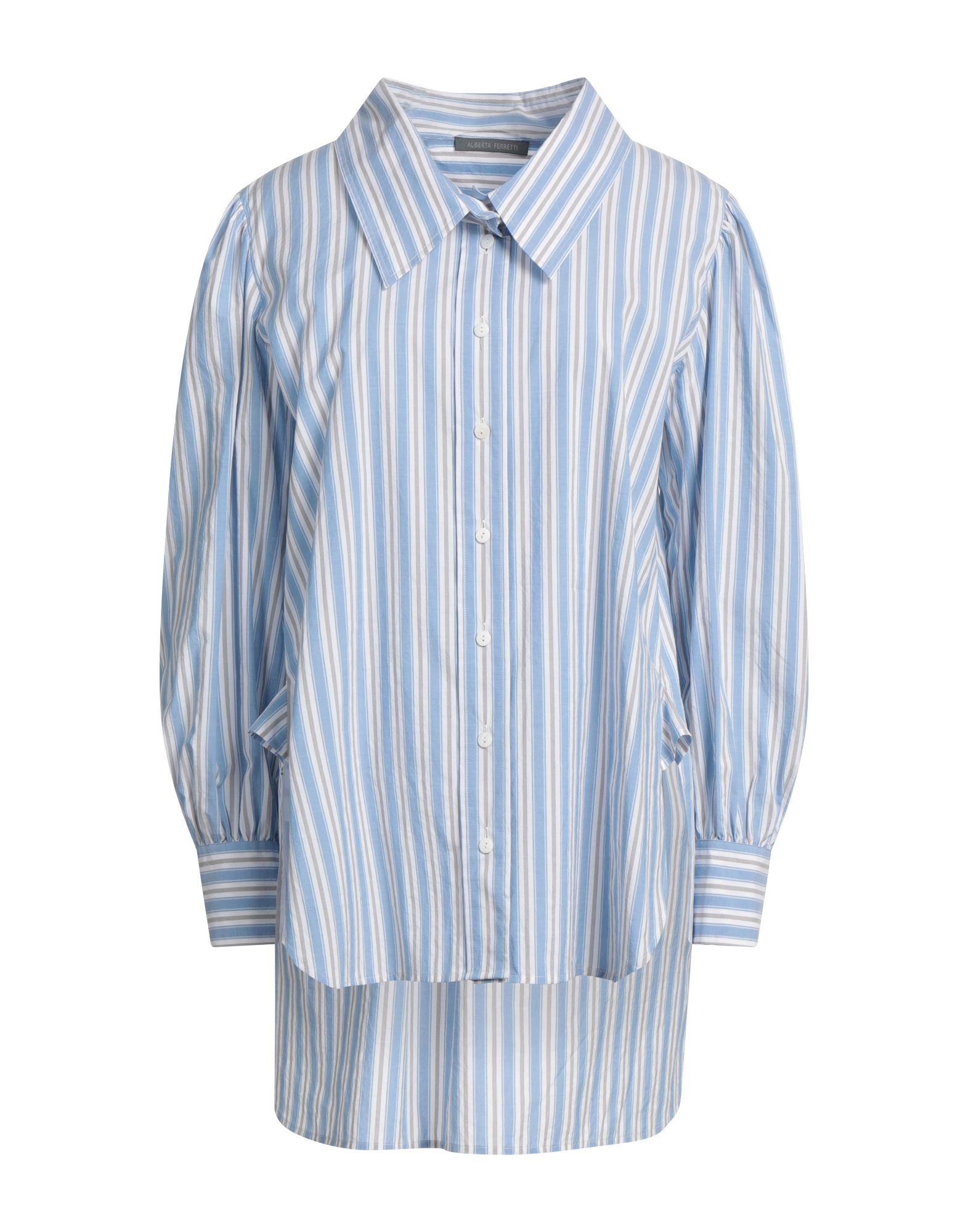 Alberta Ferretti Shirts In Sky Blue