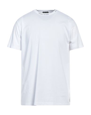 Alessandro Dell'acqua Man T-shirt White Size Xl Cotton