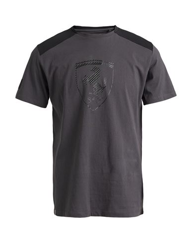 Scuderia Ferrari Man T-shirt Grey Size S Cotton