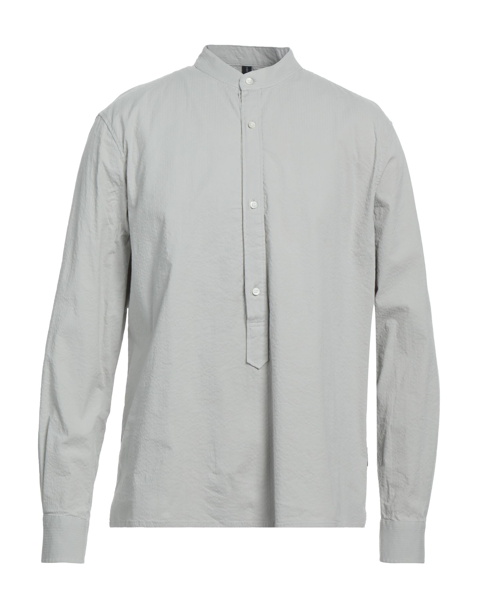 04651/a Trip In A Bag Man Shirt Light Grey Size L Cotton, Elastane