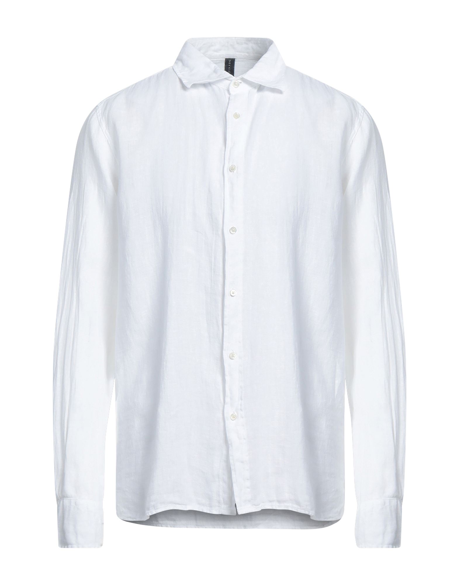 04651/a Trip In A Bag Man Shirt White Size L Linen