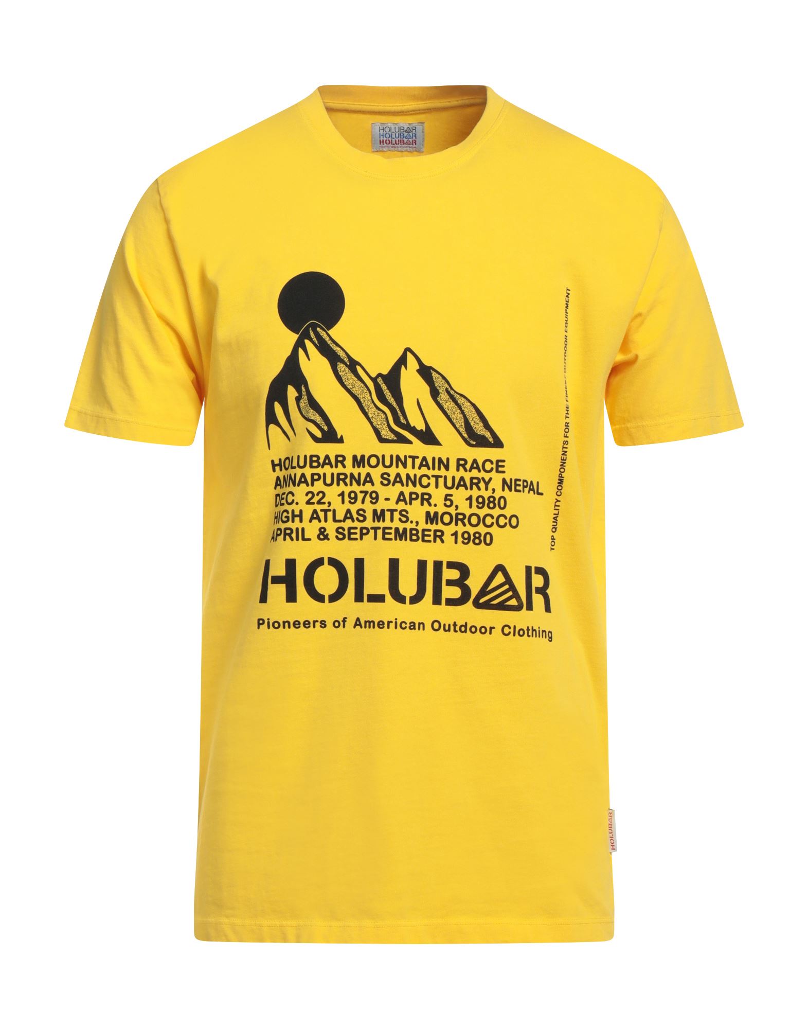 Holubar T-shirts In Yellow