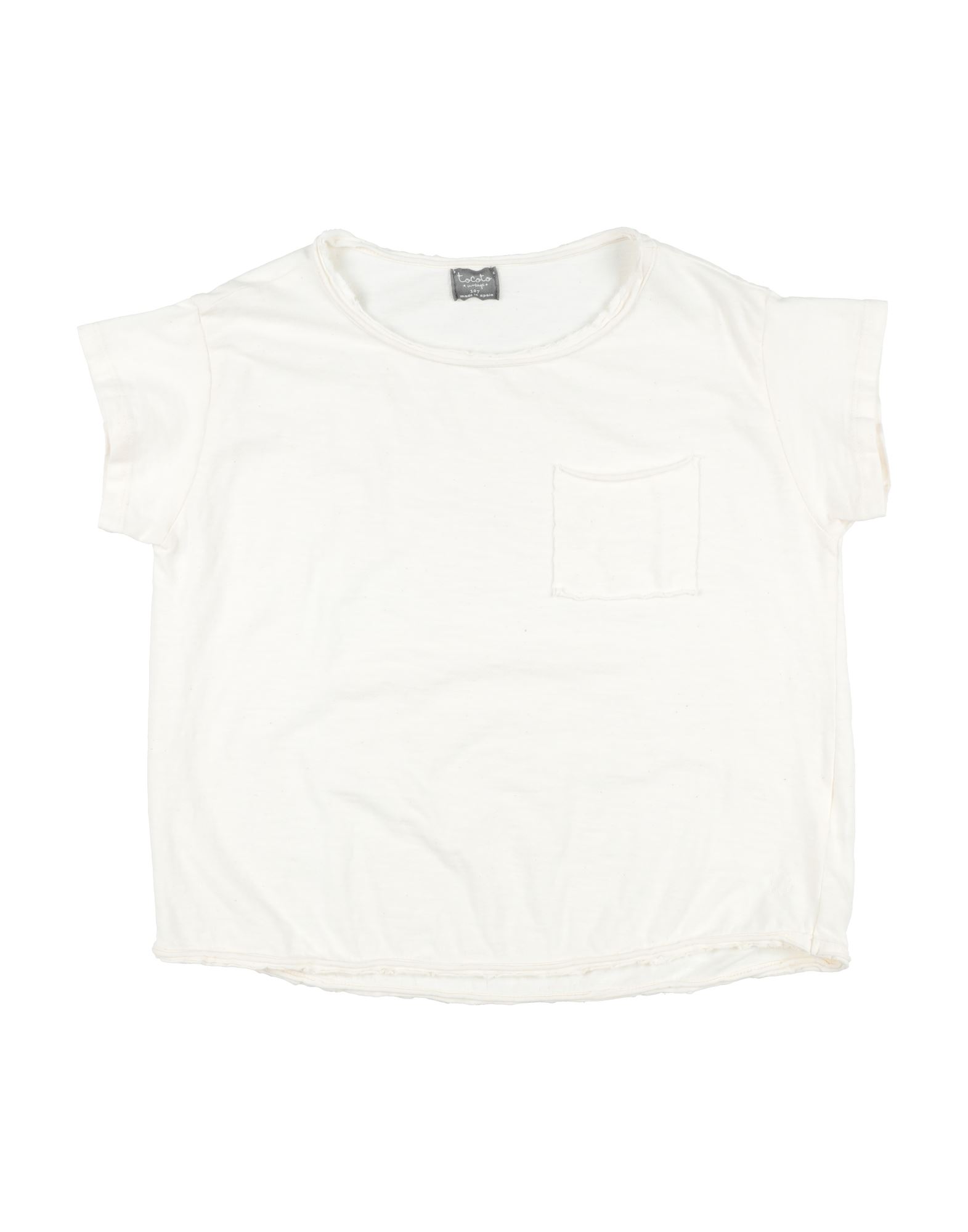Tocoto Vintage Kids'  T-shirts In Off White