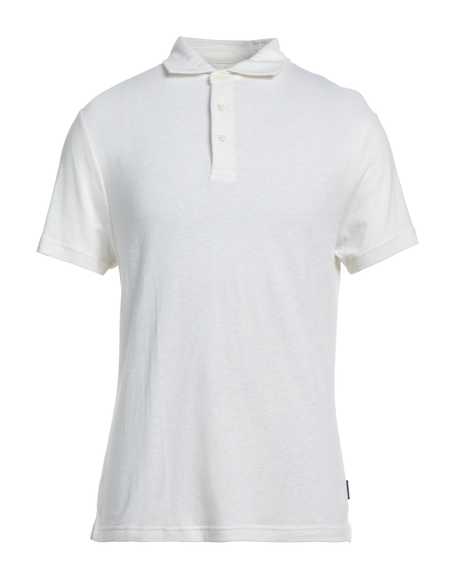 Shop 04651/a Trip In A Bag Man Polo Shirt Off White Size S Recycled Linen, Linen, Wool