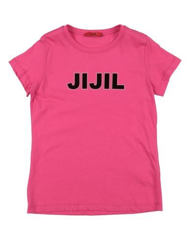 Jijil Jolie Babies'  Toddler Girl T-shirt Fuchsia Size 4 Cotton In Pink