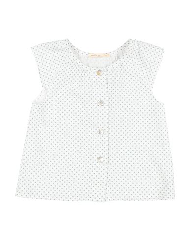 Olive By Sisco Babies'  Newborn Girl Shirt White Size 3 Cotton