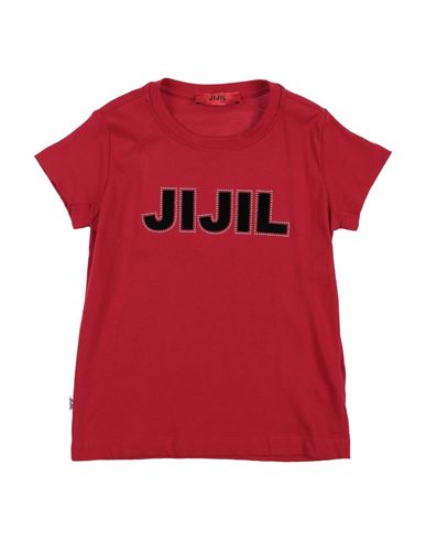 Jijil Jolie Babies'  Toddler Girl T-shirt Red Size 4 Cotton