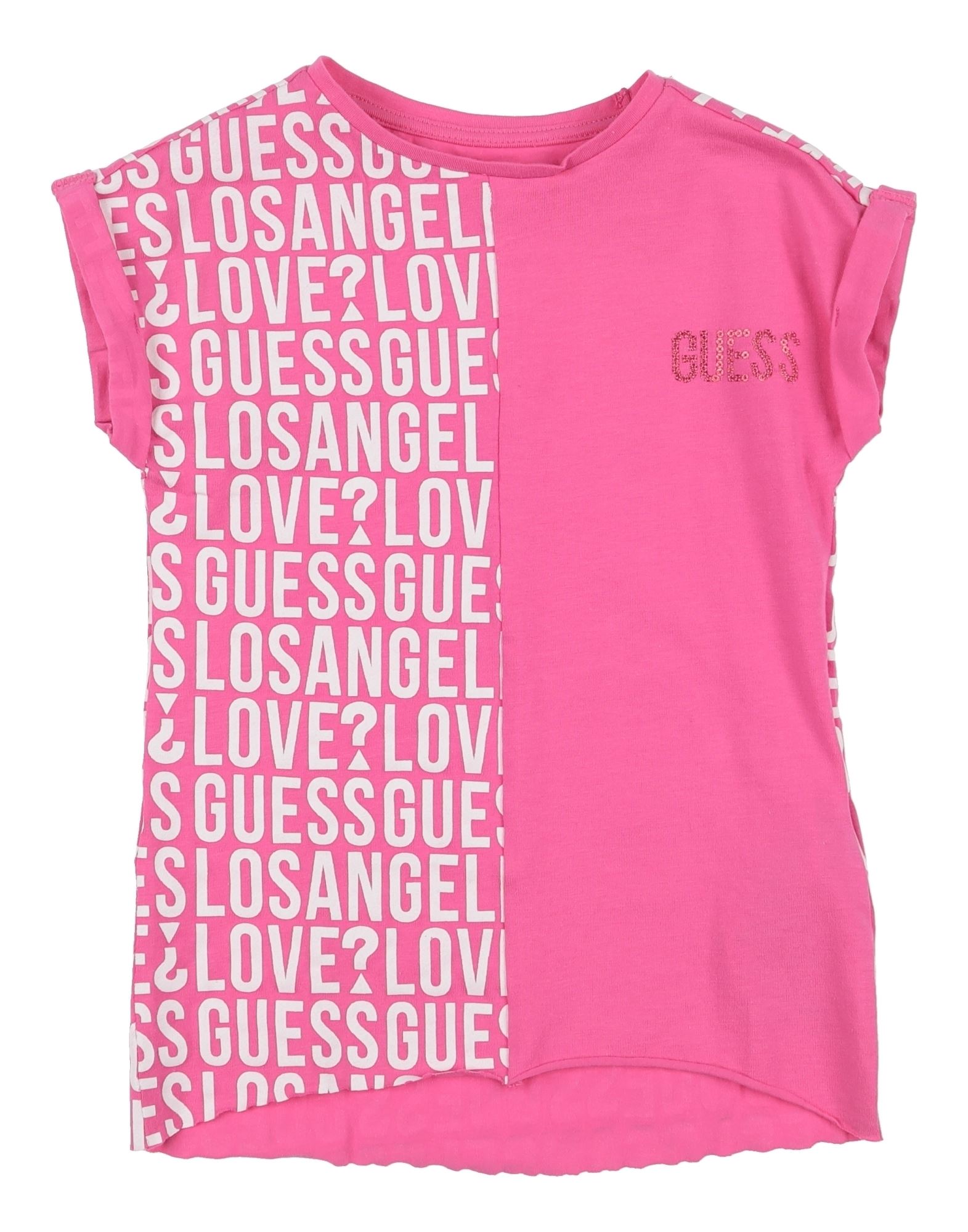 Guess Kids'  T-shirts In Pink