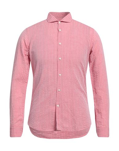 Gmf 965 Man Shirt Pastel Pink Size 15 ½ Cotton, Linen