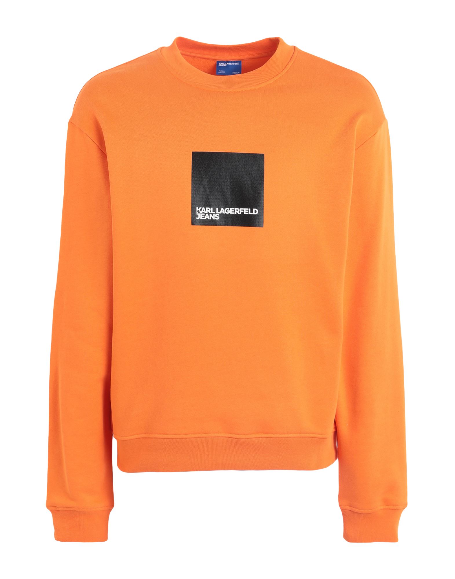 Karl Lagerfeld Jeans Sweatshirts In Orange
