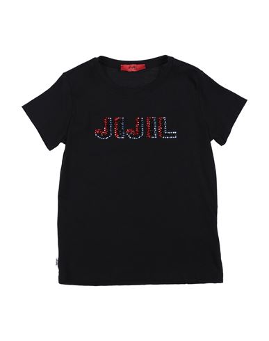 Jijil Jolie Babies'  Toddler Girl T-shirt Black Size 4 Cotton