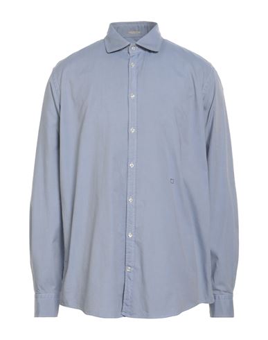 Massimo Alba Man Shirt Sky Blue Size Xl Cotton