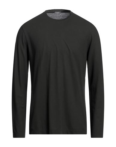Zanone Man T-shirt Steel Grey Size 48 Cotton