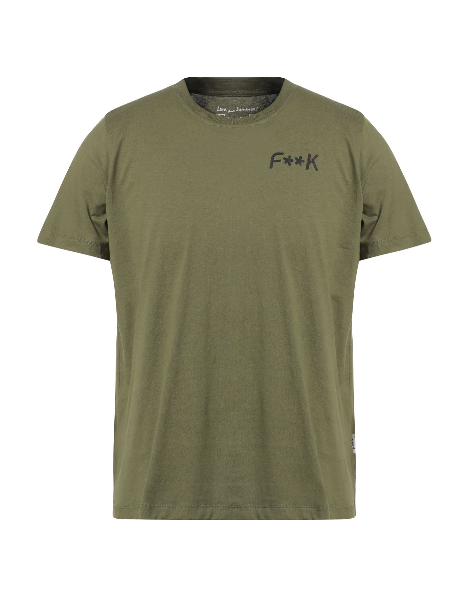 F**k Project Man T-shirt Military Green Size Xs Cotton