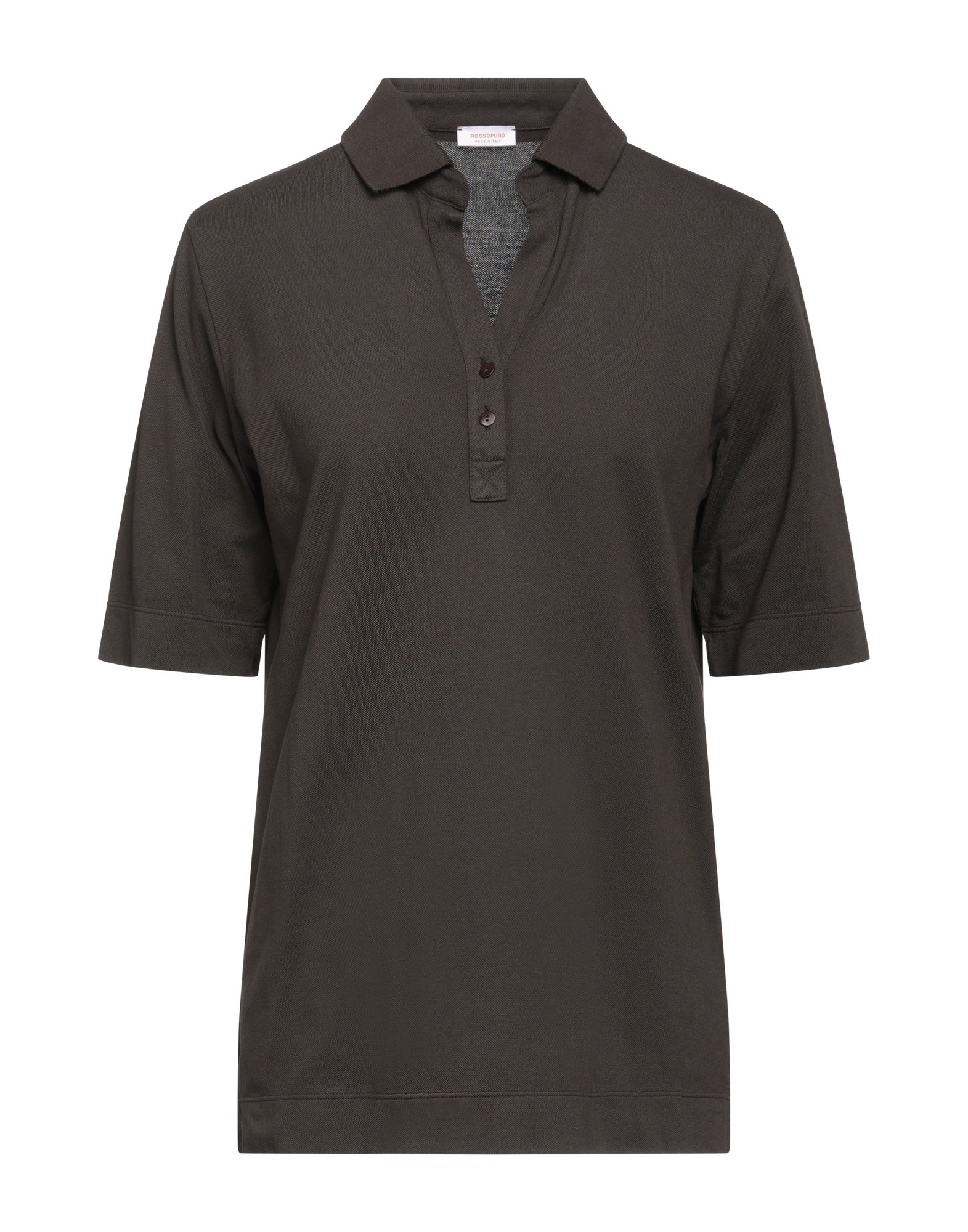 Rossopuro Polo Shirts In Brown