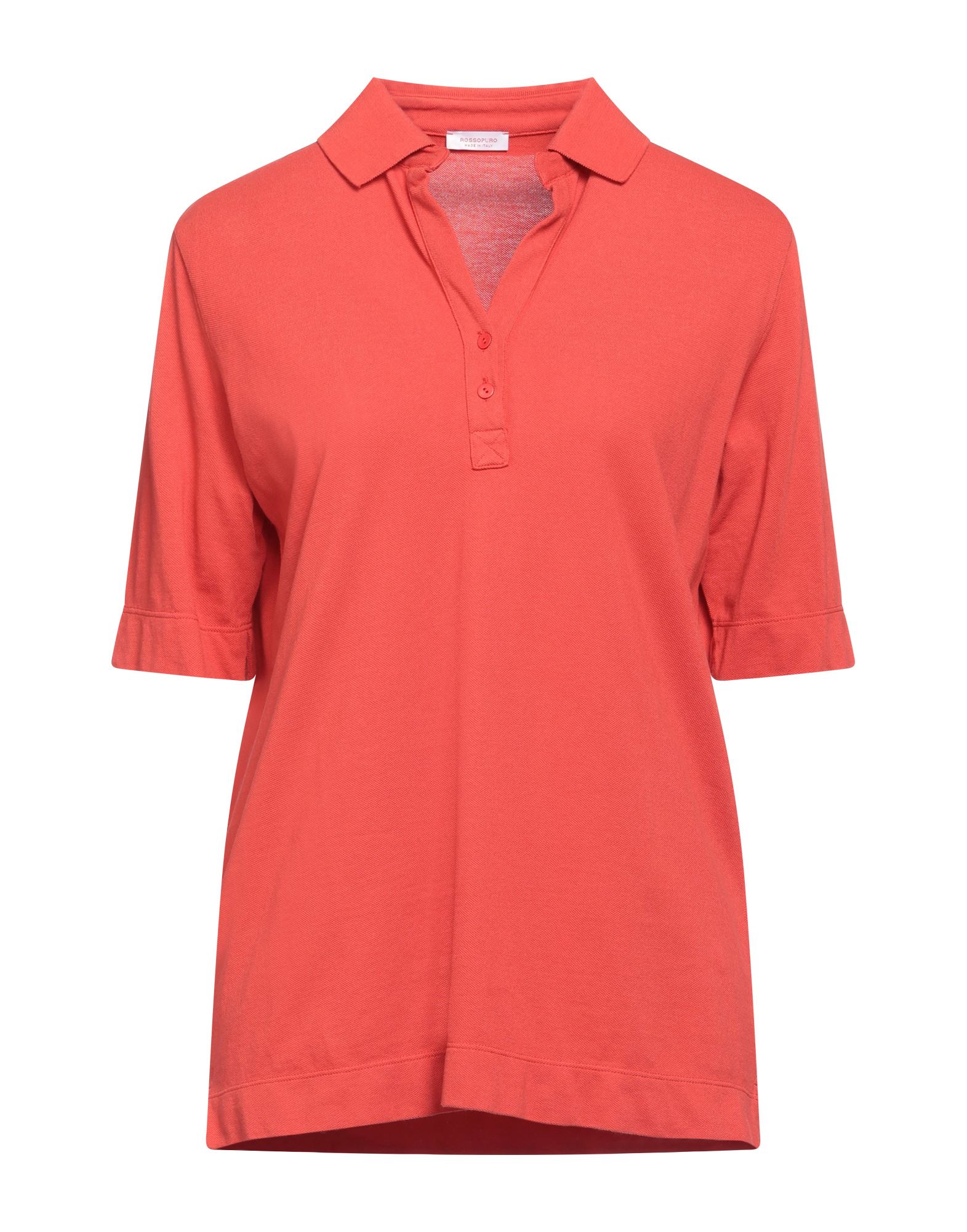 Rossopuro Polo Shirts In Tomato Red