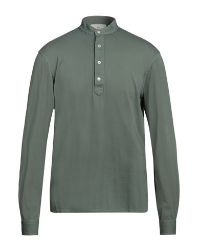 Filippo De Laurentiis Man Shirt Military Green Size 40 Cotton