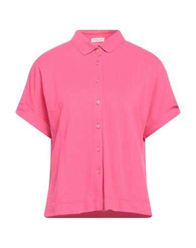 Rossopuro Woman Shirt Fuchsia Size S Cotton In Pink