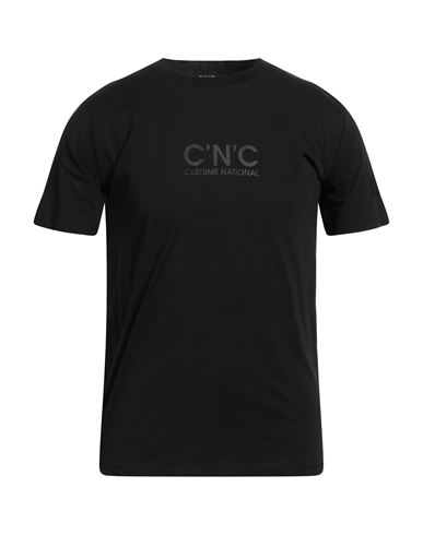 C'n'c' Costume National Man T-shirt Black Size Xl Cotton