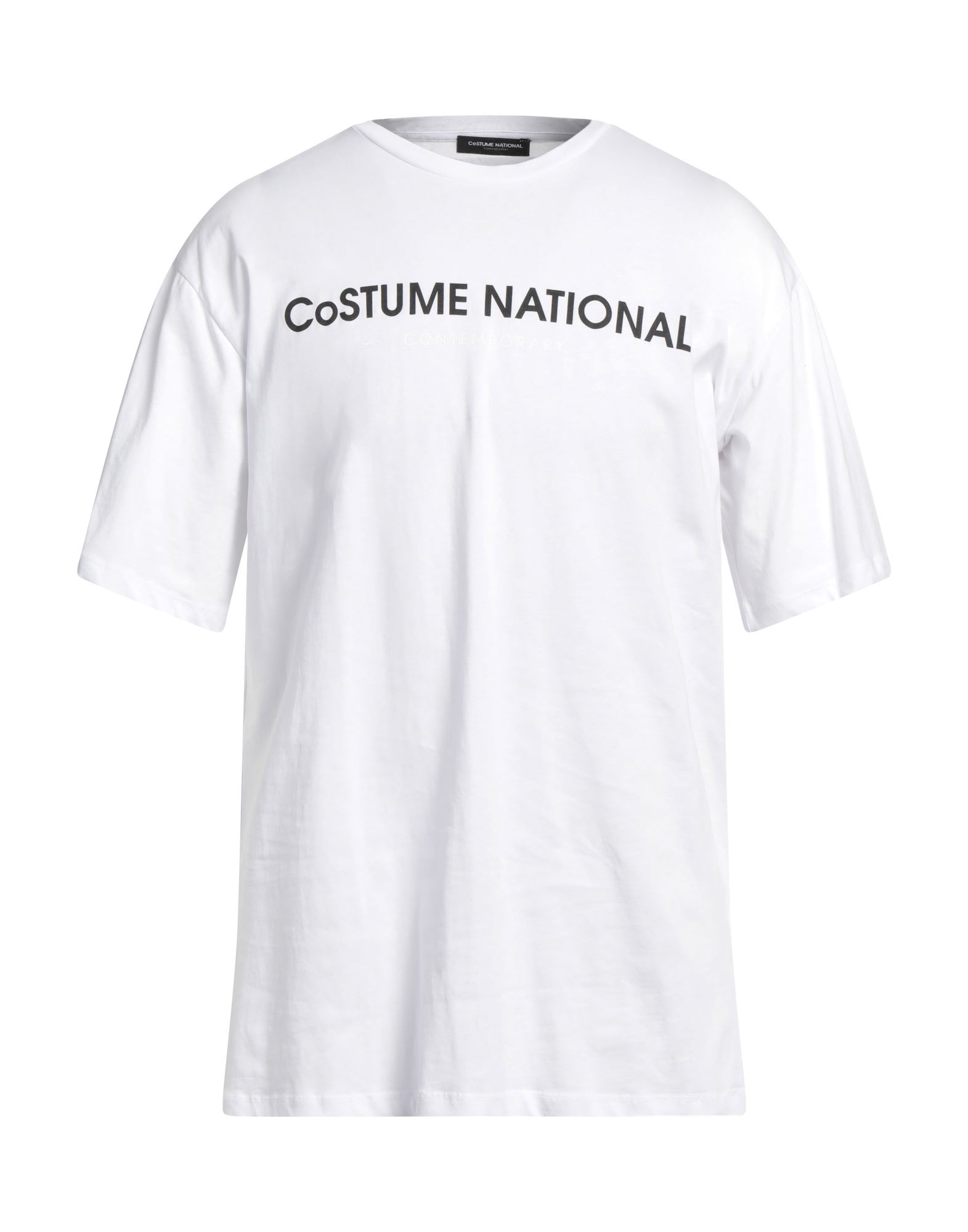 COSTUME NATIONAL COSTUME NATIONAL MAN T-SHIRT WHITE SIZE XL COTTON