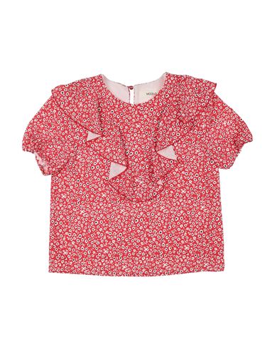 Vicolo Babies'  Toddler Girl Blouse Red Size 4 Polyester