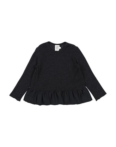 Caffe' D'orzo Babies' Caffé D'orzo Toddler Girl Sweater Black Size 6 Viscose, Acrylic, Elastane