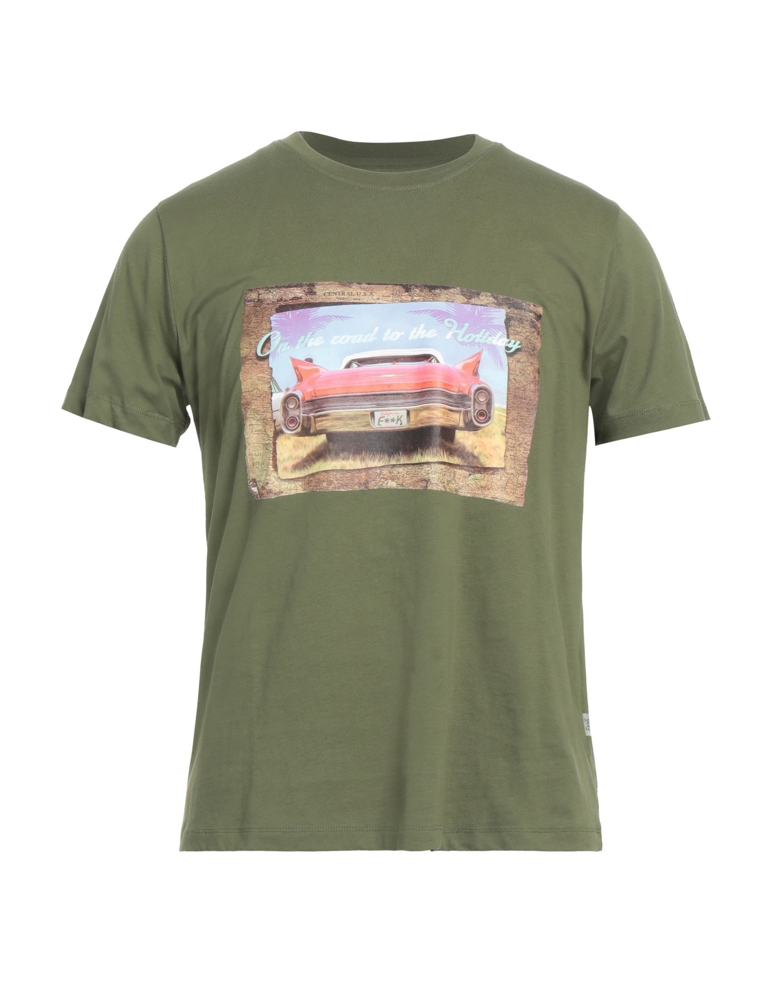 F**k Project Man T-shirt Military Green Size Xs Cotton