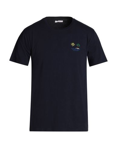 Officina 36 Man T-shirt Navy Blue Size S Cotton