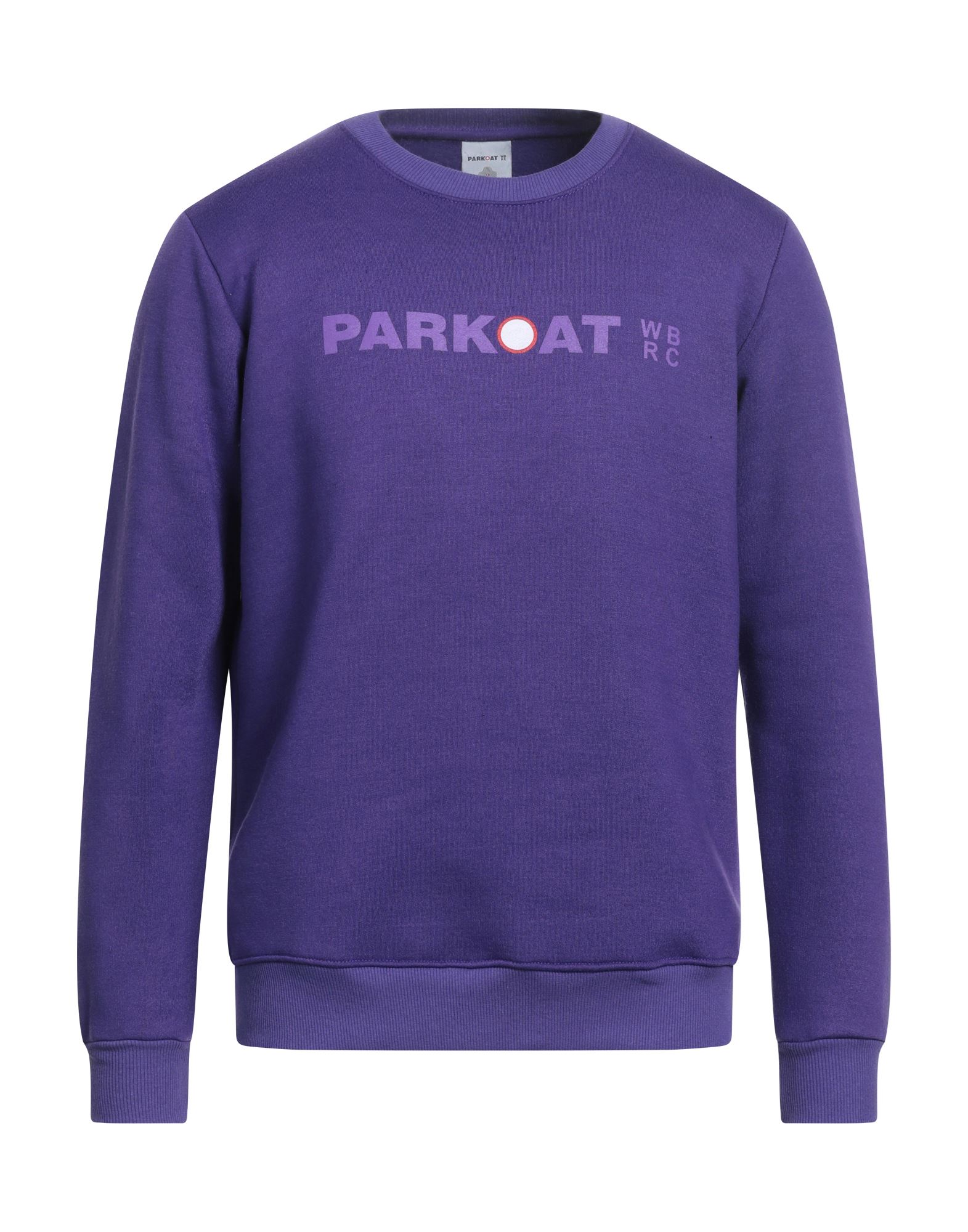 Shop Parkoat Man Sweatshirt Purple Size Xxl Cotton, Polyester