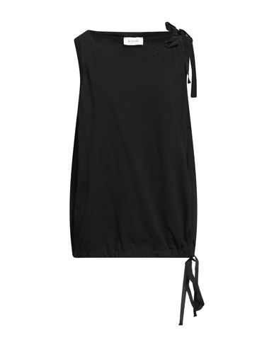Sportmax Woman T-shirt Black Size L Cotton