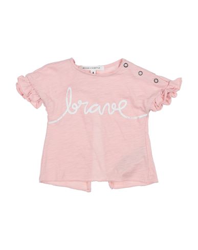 Message In The Bottle Babies'  Newborn Girl T-shirt Pink Size 3 Cotton