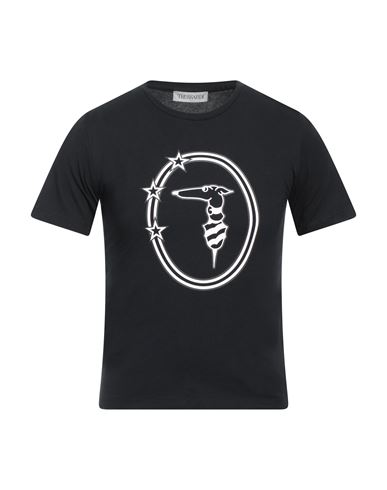 Trussardi Man T-shirt Black Size Xs Cotton
