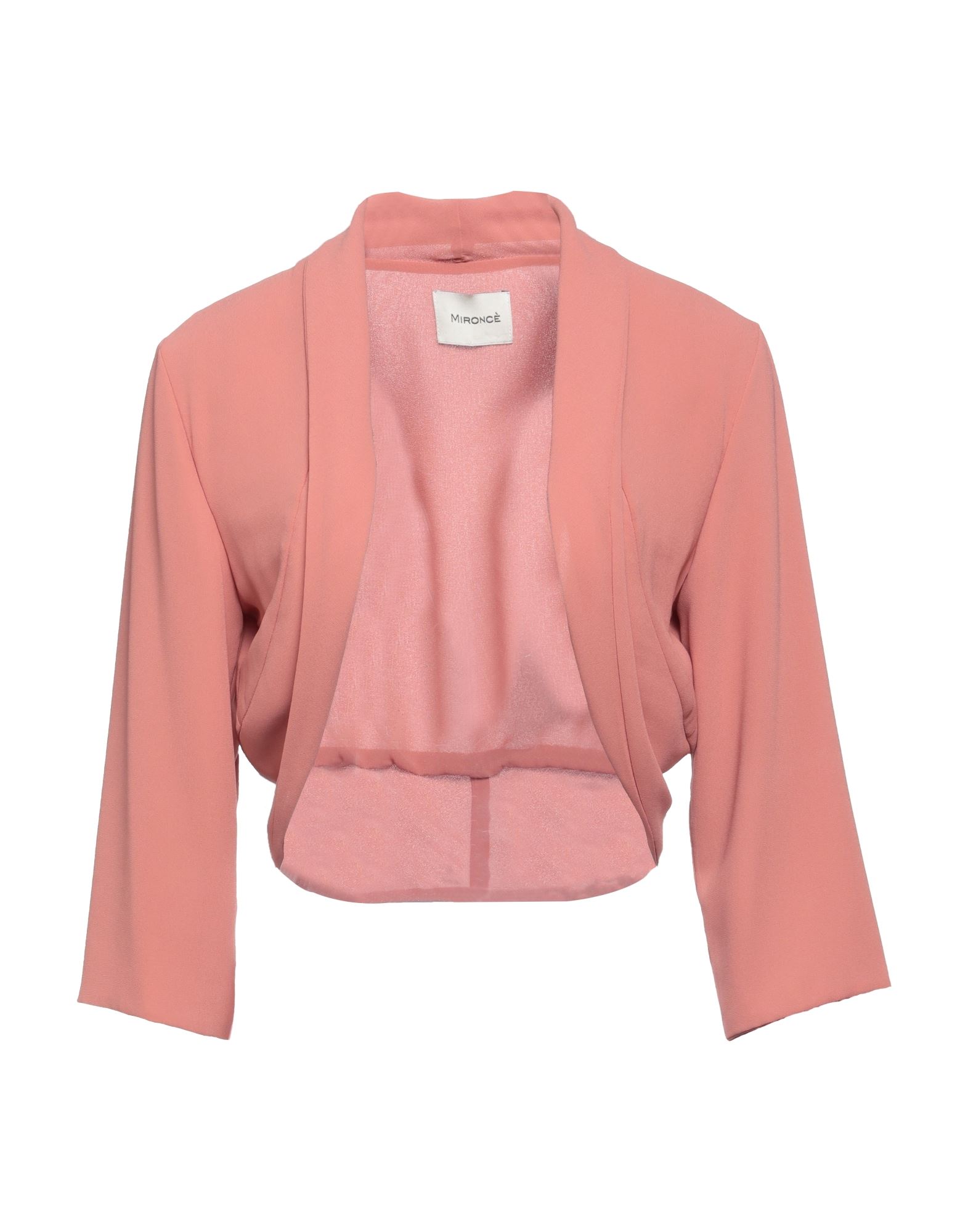 Shop Mironcè Woman Shrug Blush Size S Polyester In Pink