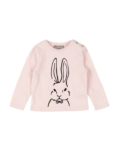 Emile Et Ida Babies' Émile Et Ida Newborn Girl T-shirt Light Pink Size 3 Cotton