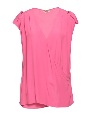Liu •jo Woman Top Pink Size 2 Acetate, Silk