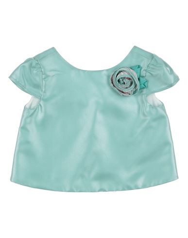 Miss Leod Babies'  Toddler Girl Shirt Turquoise Size 6 Polyester, Polyamide In Blue