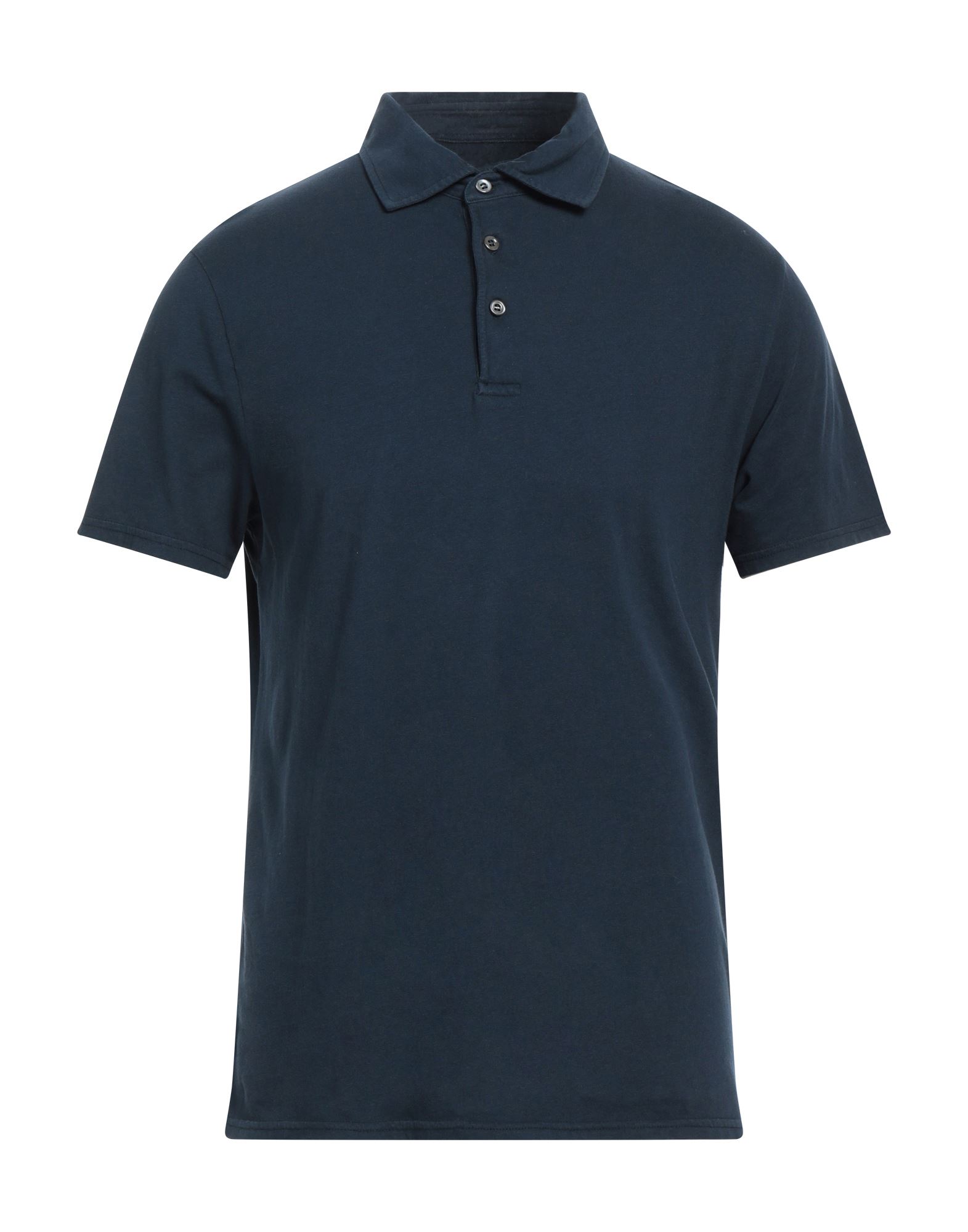 04651/a Trip In A Bag Man Polo Shirt Midnight Blue Size Xl Organic Cotton, Seacell In Navy Blue