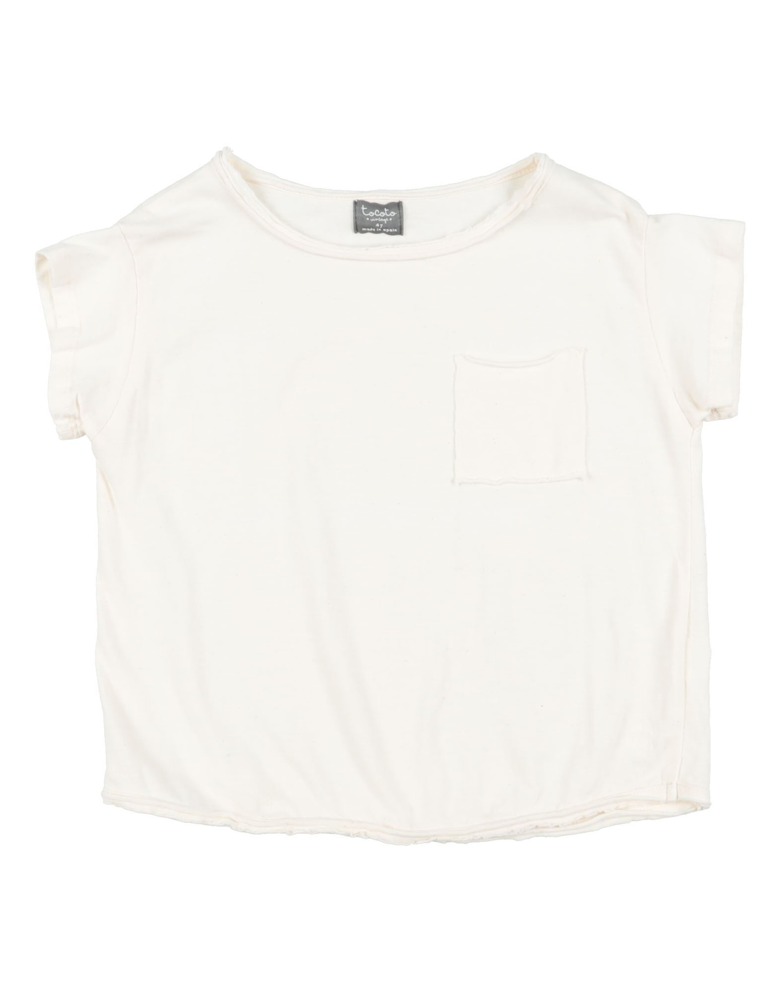 Tocoto Vintage Kids'  T-shirts In White